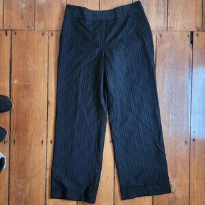 talbots pinstripe wool trousers size 12